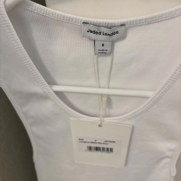 Jaded London, white vest new with tags small - Picture 4 of 5